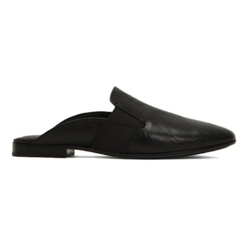 Frye Terri Gore Mule Black Leather Size 7.5 NWOT